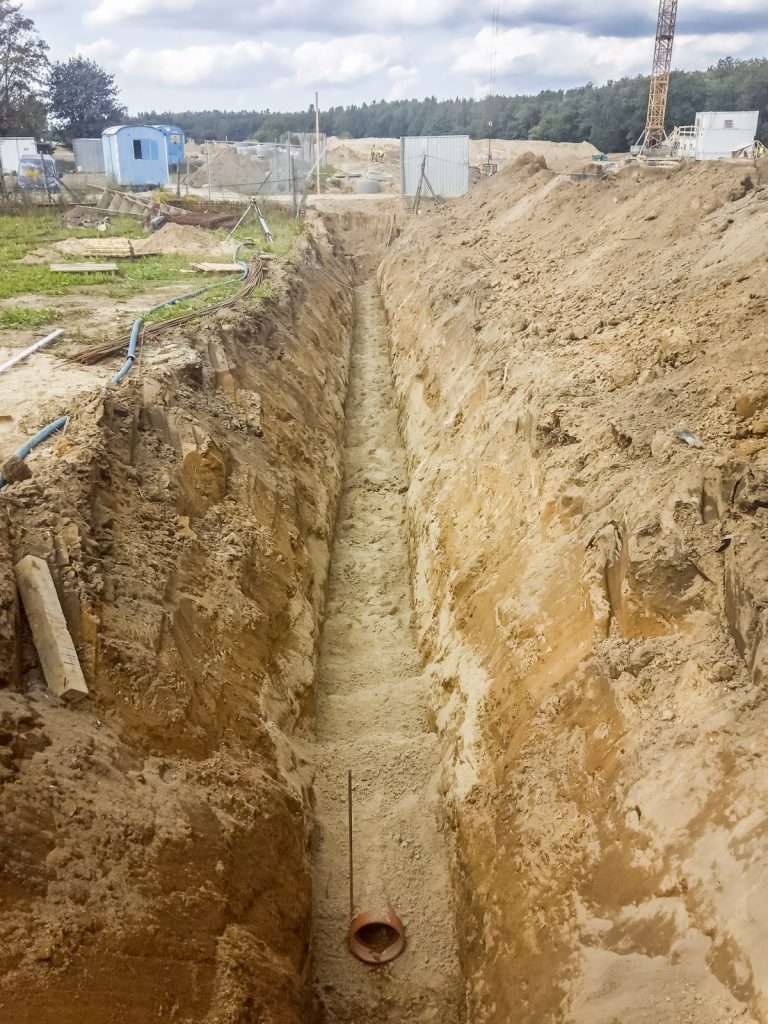 Prace terenowe wykopy Instbud